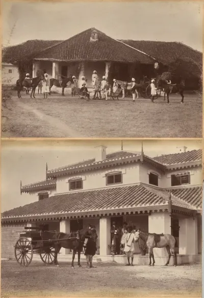 Dr. Morris and party, Jhansi (recto); Mr. MacNull, Jhansi (verso)