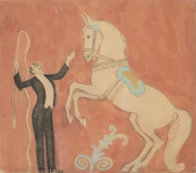 Draft for decoration, the Circus Building.