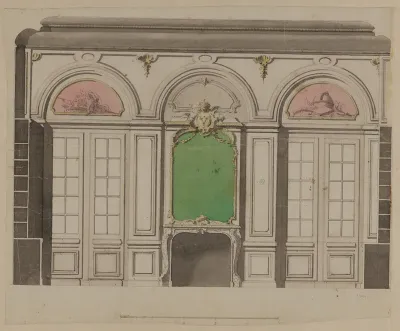 Draft for Lovisa Ulrikaʼs First Library at Drottningholm Palace