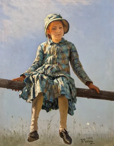 Dragonfly. Painter's daughter portrait