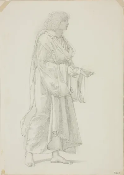 Draped Standing Male Figure