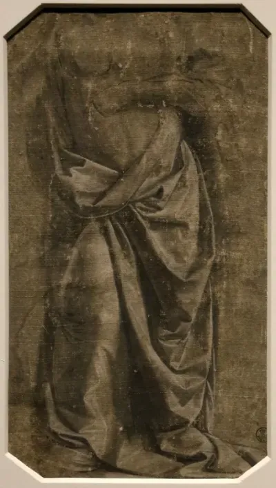Drapery Study for a Standing Figure Seen from the Front