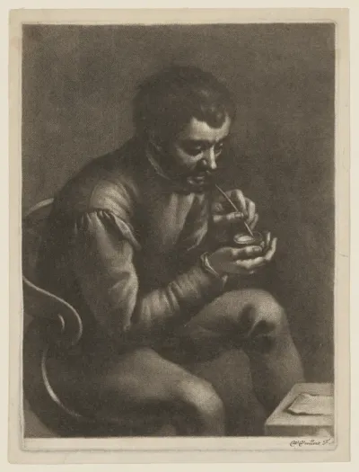 Draughtsman with an Ink-Pot and a Pen