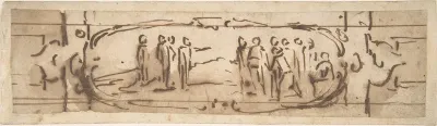 Drawing for a Cartouche