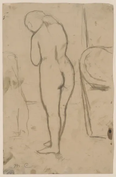 Drawing for "Standing Nude"