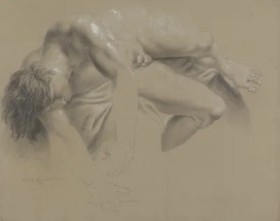 Drawing of a man