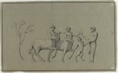 Drawing of Group of Centaurs