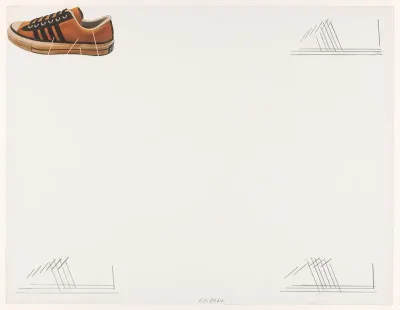 Drawing with shoe