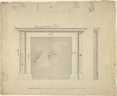 Drawings for a Chimney-piece for 25 Harley Street, Westminster, London