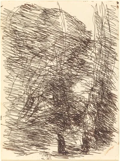 Dreamer under Tall Trees (Le Reveur sous les grands arbres)