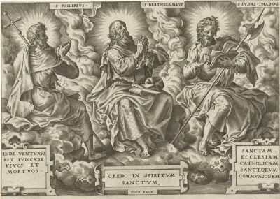 Drie apostelen Filippus, Bartolomeüs en Judas Taddeüs