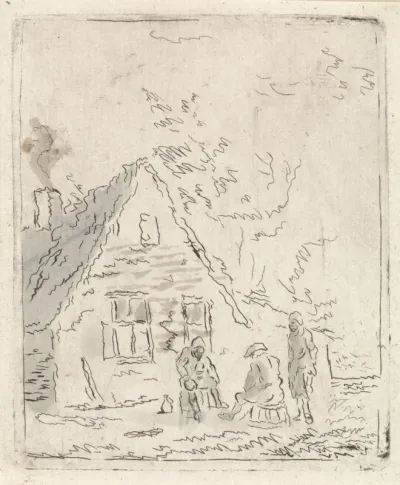 Drie boeren voor boerderij