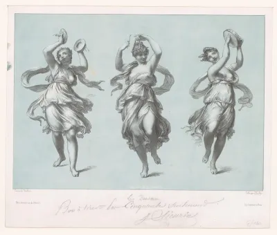 Drie danseressen
