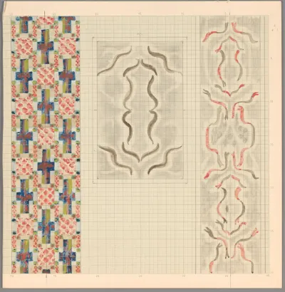Drie decoratieve ontwerpen