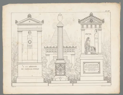 Drie grafmonumenten