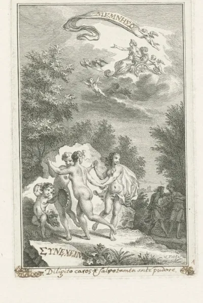 Drie gratiën en een cupido
