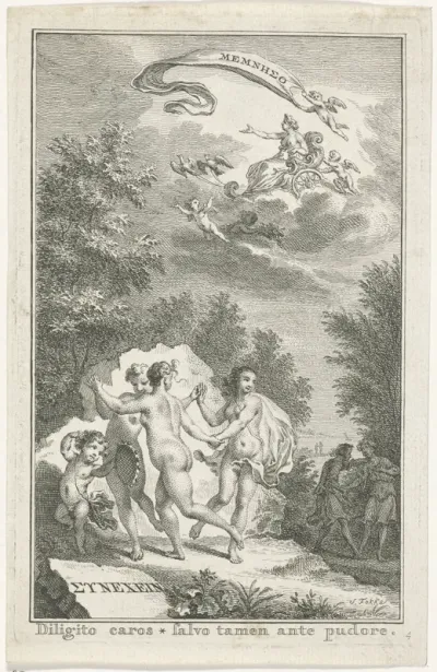 Drie gratiën en een putto
