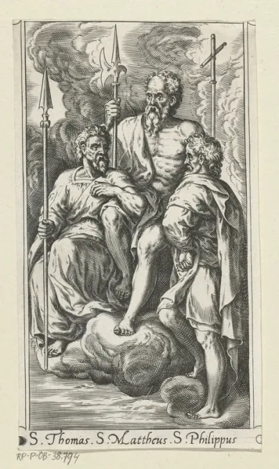 Drie heiligen Tomas, Matteüs en Filippus