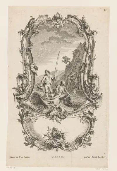 Drie jongemannen bij waterval