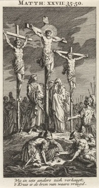 Drie kruisen op Golgotha