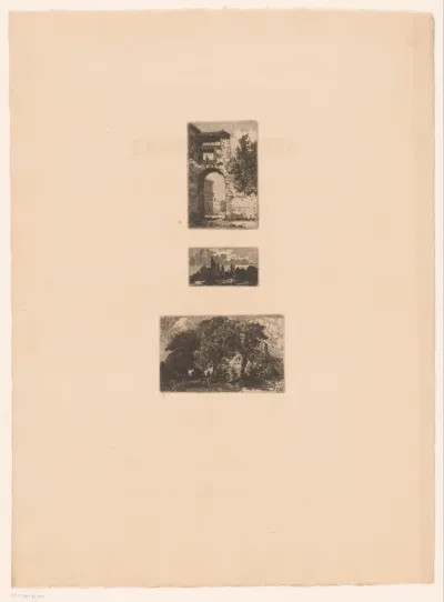 Drie landschappen in Villersexel