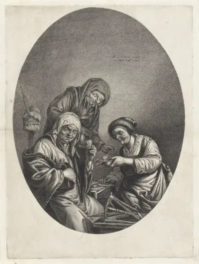 Drie oude vrouwen