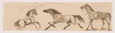 Drie paarden
