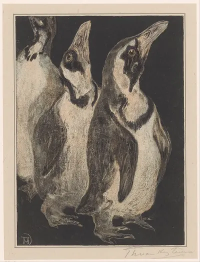 Drie pinguïns