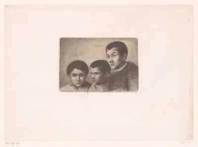 Drie Roma kinderen