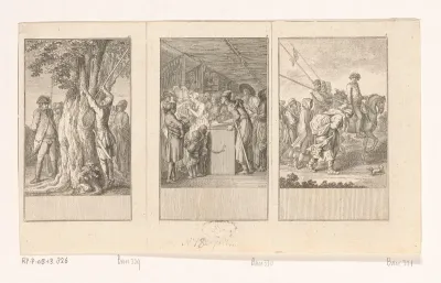 Drie scènes uit Hermes' Sophiens Reise