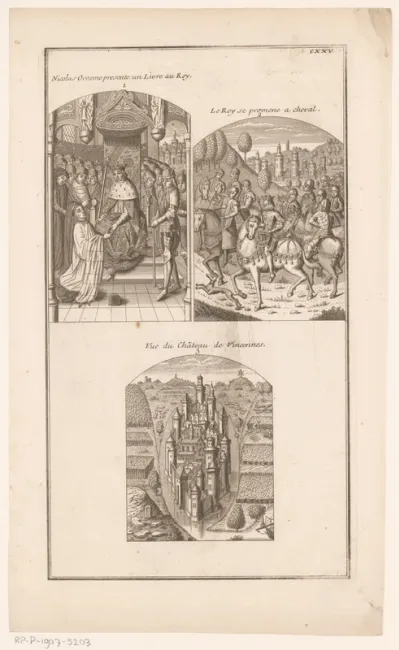 Drie scènes uit het leven van koning Karel V