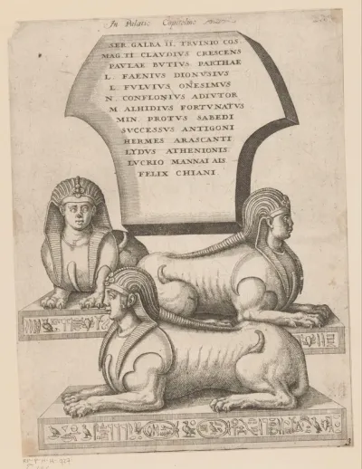 Drie sfinxen