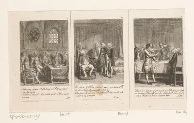 Drie voorstellingen uit de Brandenburgse geschiedenis