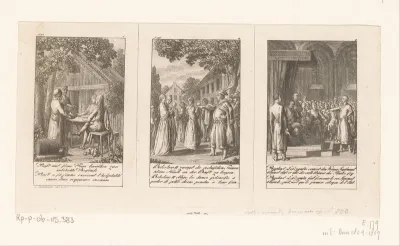 Drie voorstellingen uit de geschiedenis van Polen