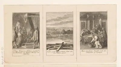 Drie voorstellingen uit de oudere en middelste geschiedenis