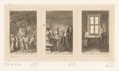 Drie voorstellingen voor verhalen voor dames van Friedrich Ehrenberg