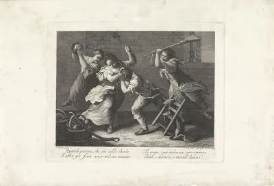 Drie vrouwen vallen man aan