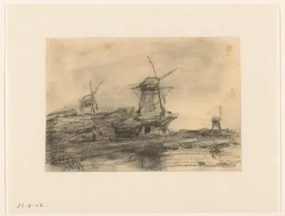Drie windmolens