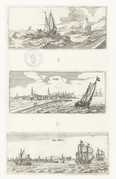 Drie zeegezichten