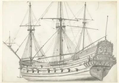 Driemaster van de Amsterdamse Admiraliteit