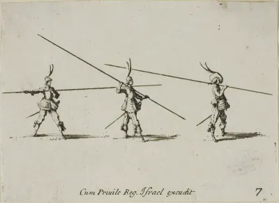 Drill with the Musket, plate seven from The Military Exercises