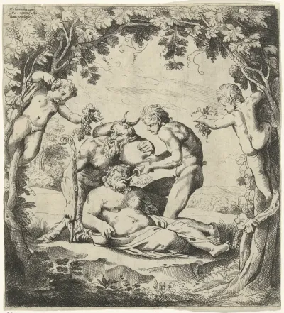 Drinkende Bacchus