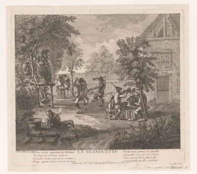 Drinkende en dansende apen