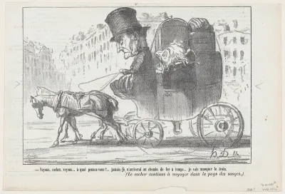 Driver... driver!... what are you thinking?, from "The Coachmen of Paris"