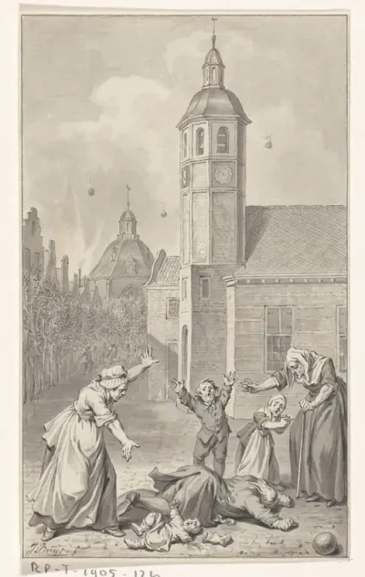 Droevig geval in de Willemstad 1793