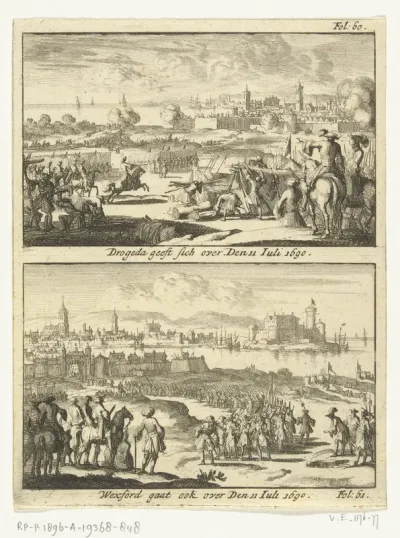 Drogheda en Wexford geven zich over, 1690