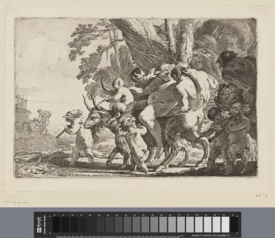 Dronken Silenus op een geit