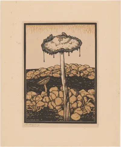 Druipende paddenstoel
