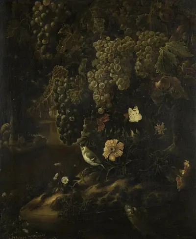 Druiven, bloemen en dieren