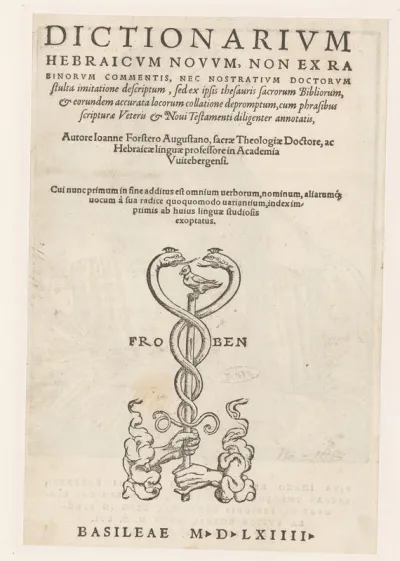 Drukkersmerk van Johann Froben